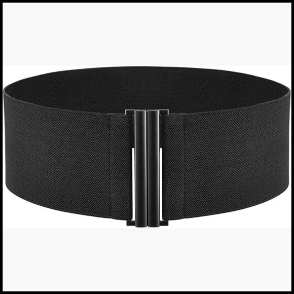 Elastic Cinch Belt with Zinc Alloy Buckle for Dresses main image 6